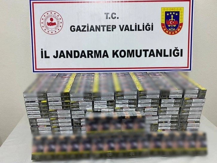 Gaziantep’te 330 bin TL’lik kaçak sigara operasyonu