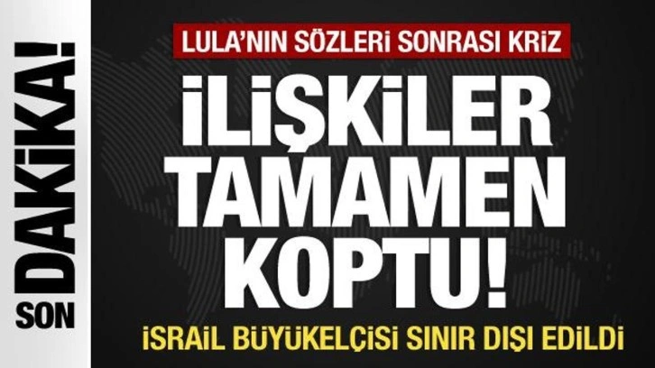 Gazze için ilişkiler tamamen koptu! İsrail büyükelçisini sınır dışı ettiler