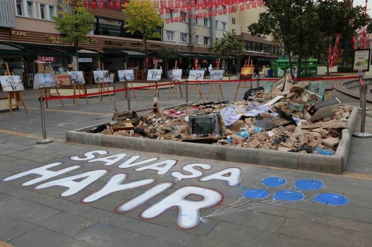 Gazze’nin acıları Giresun’un tam merkezinde hissedildi