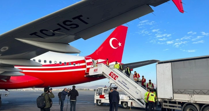 Gazze’ye yardım için havalanan Cumhurbaşkanlığı uçağı Mısır’a ulaştı