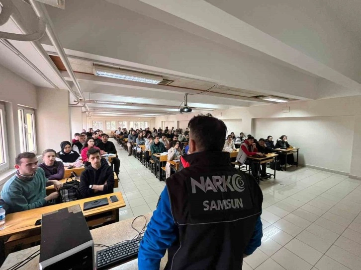 Gençlere ’uyuşturucu bağımlılığı ve zararları’ anlatıldı