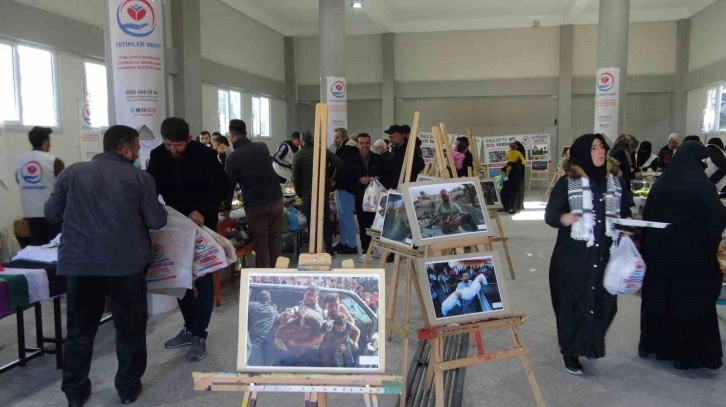 Gercüş’te Filistinliler için yardım etkinliği düzenlendi