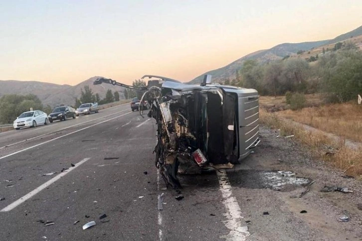 Gümüşhane’de trafik kazası: 2’si ağır 7 yaralı