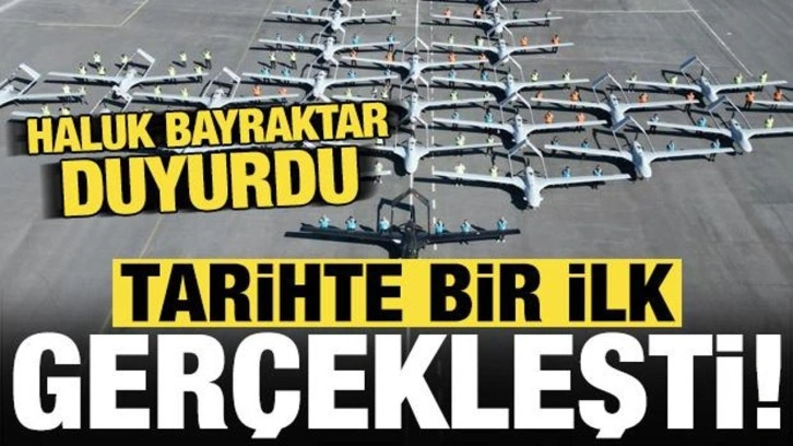 Haluk Bayraktar müthiş başarıyı duyurdu! Tarihte bir ilk gerçekleşti...