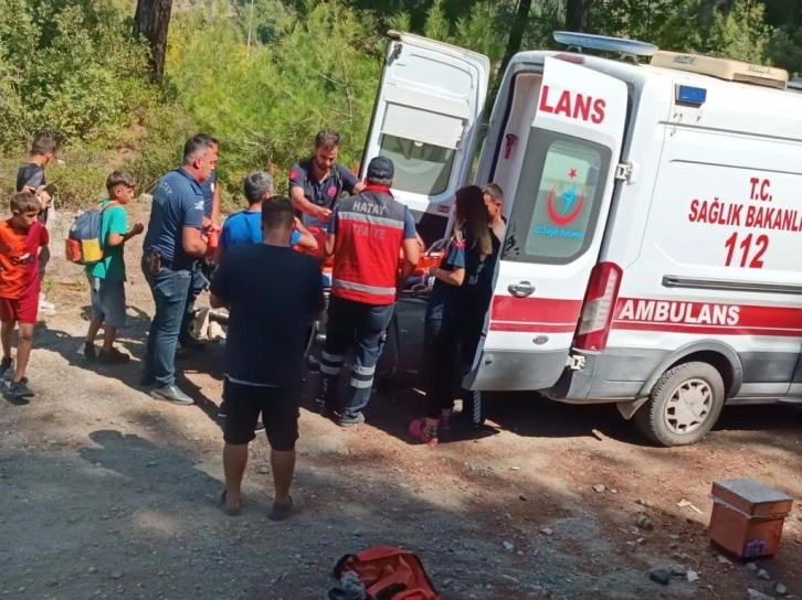 Hatay’da motosiklet kazası: 1 yaralı