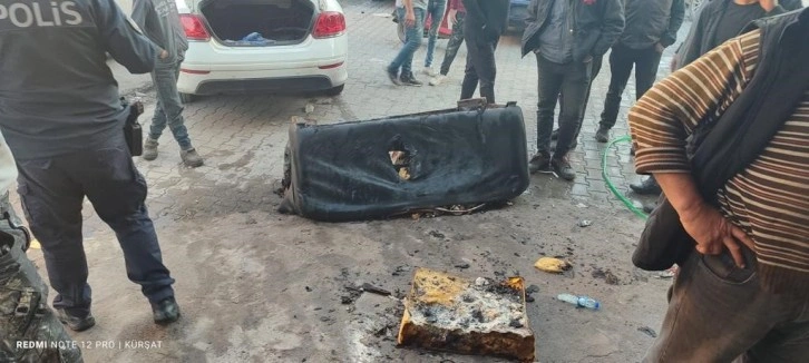 Hatay’da sanayi sitesindeki yangın panik oluşturdu