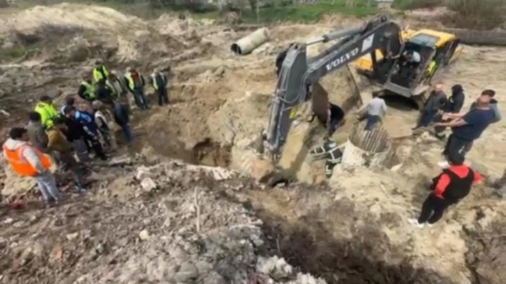 Hızlı tren şantiyesinde toprak kayması: Tekirdağ'da 2 işçi kayan toprağın altında kaldı