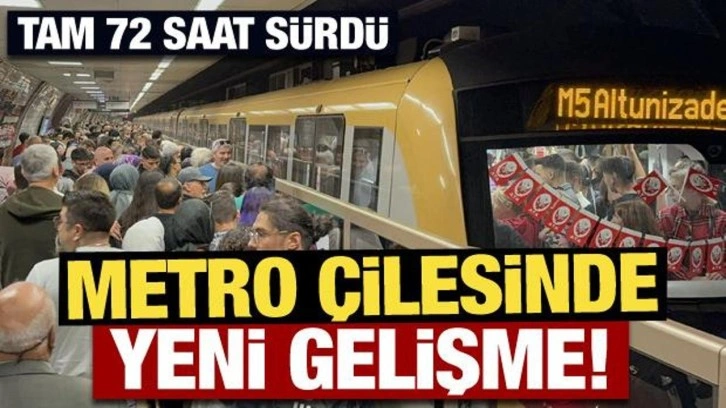 İBB'nin metro beceriksizliği tam 72 saat sürdü: Seferler normale döndü!