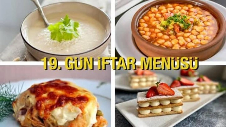 İftar menüleri 2024: 19. Gün İftar Menüsü