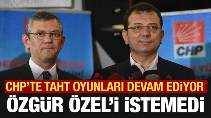 İmamoğlu, Özgür Özel'in afişlerine izin vermedi