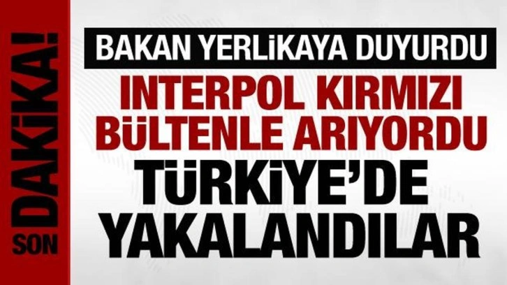 Interpol'ün kırmızı bültenle aradığı 56 şüpheli yakalandı