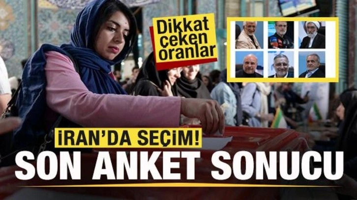 İran'da seçim! İşte son anket sonuçları! Oranlar dikkat çekti