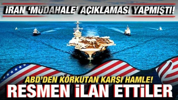 İran'ın, İsrail çıkışı sonrası ABD'den karşı hamle! İkinci uçak gemisi yola çıktı!