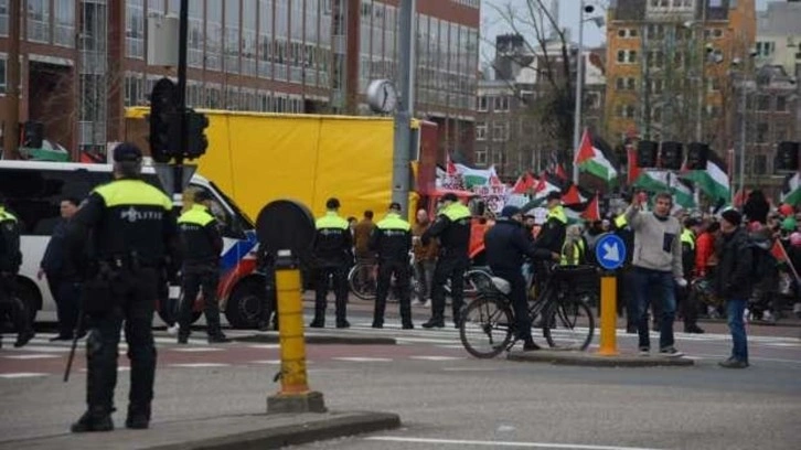 İsrail Cumhurbaşkanı Herzog, Hollanda'da protesto edildi