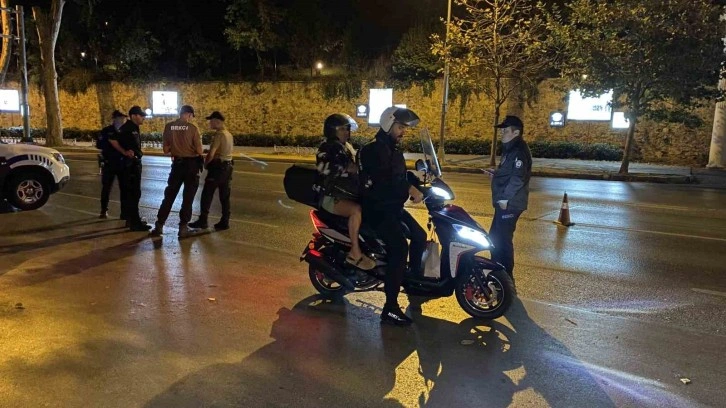 İstanbul’da motosiklet sürücülerine denetim gerçekleştirildi