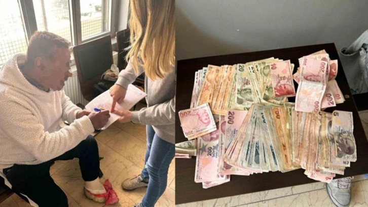 İstanbul'da zabıtanın yakaladığı dilencinin üzerinden 23 bin lira çıktı