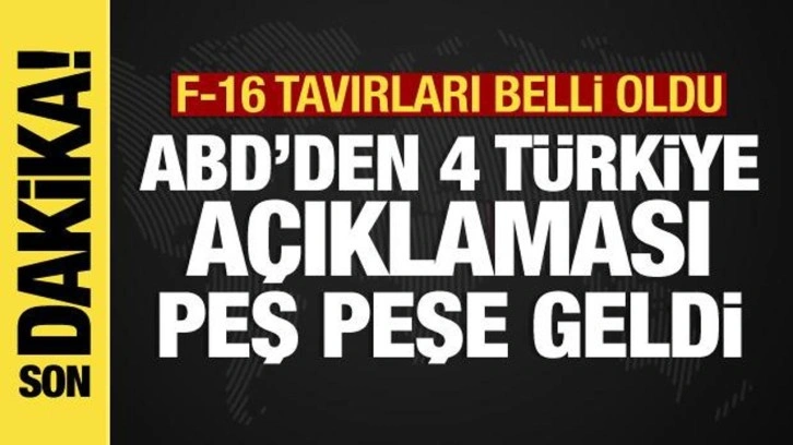 İsveç onayı çıktı: ABD'den peş peşe Türkiye ve F-16 açıklaması