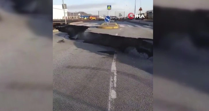 İzlanda’da sismik hareketlilik devam ediyor: Birçok yolda yarık oluştu