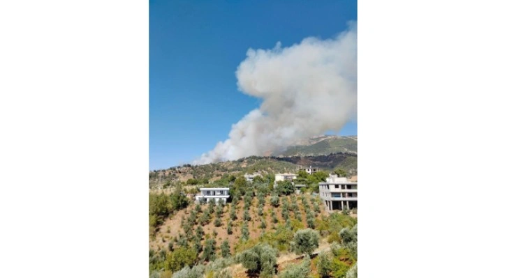 Kahramanmaraş’taki orman yangınına müdahale sürüyor