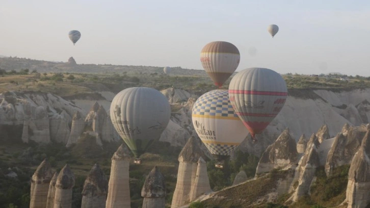 Kapadokya'yı 5 ayda 1 milyon 660 bin turist ziyaret etti