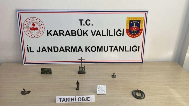 Karabük’te tarihi eser operasyonu