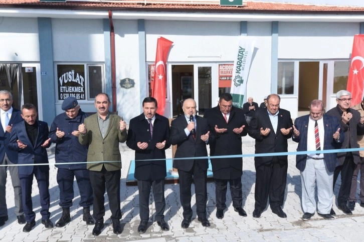 Karatay’da Acıdort Sosyal Tesisi Ve Lojman Binası hizmete açıldı