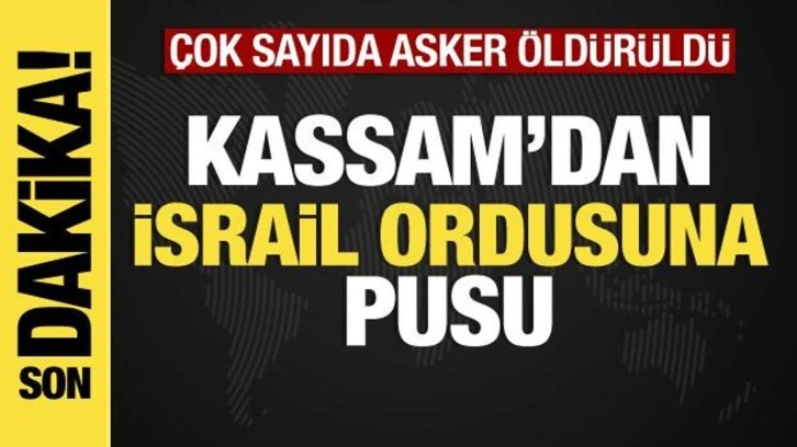 Kassam Tugaylarından İsrail ordusuna pusu darbesi