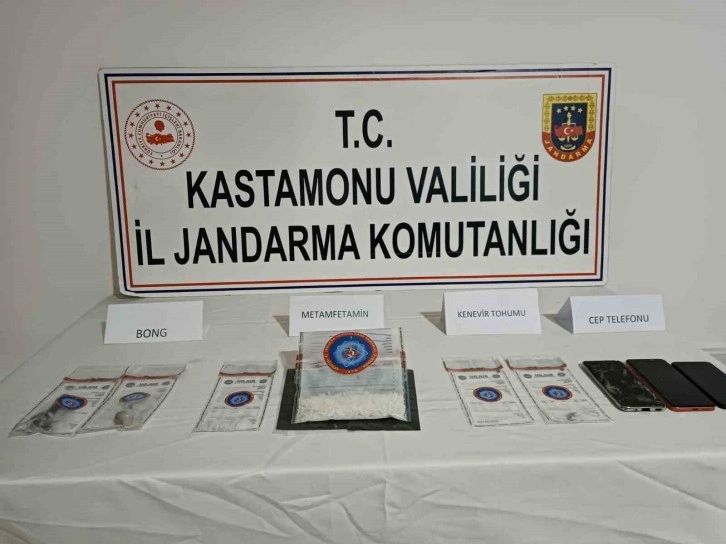 Kastamonu’da uyuşturucu maddeyle yakalanan şahıs tutuklandı