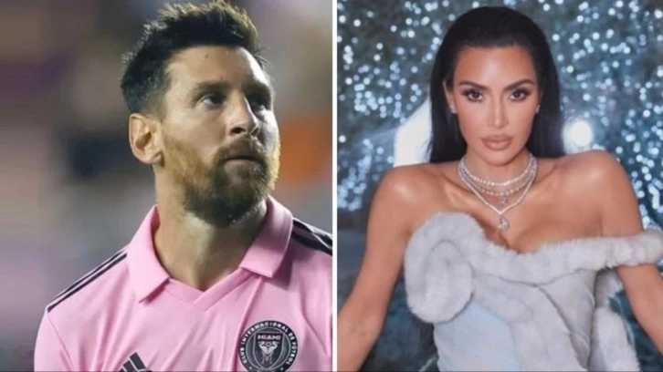 Kim Kardashian Messi'yi paylaşmaya doyamadı: Bir rüyayı yaşıyor