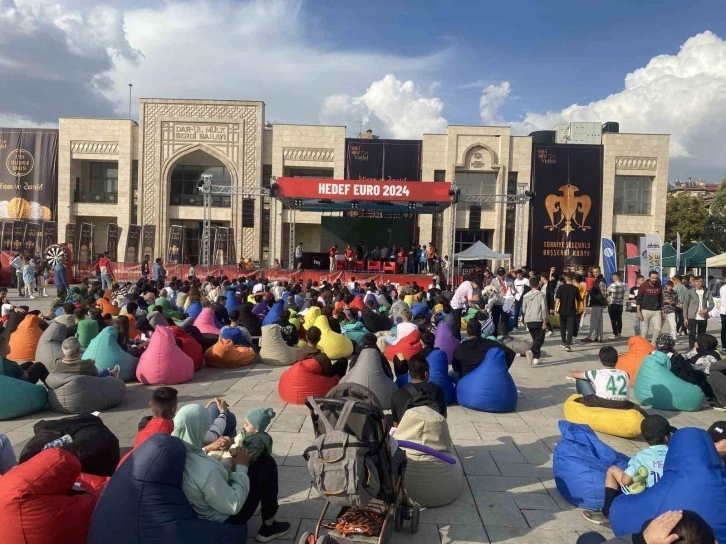 Konya’da milli maç heyecanı