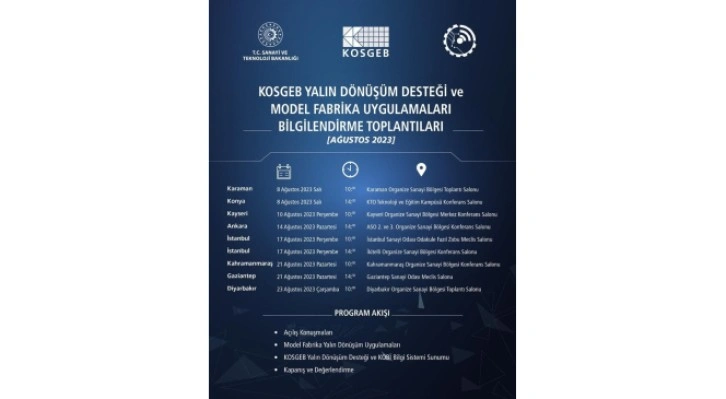 KOSGEB’den yalın dönüşüm desteği