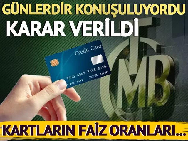 Kredi kartı faiz oranları ne oldu?