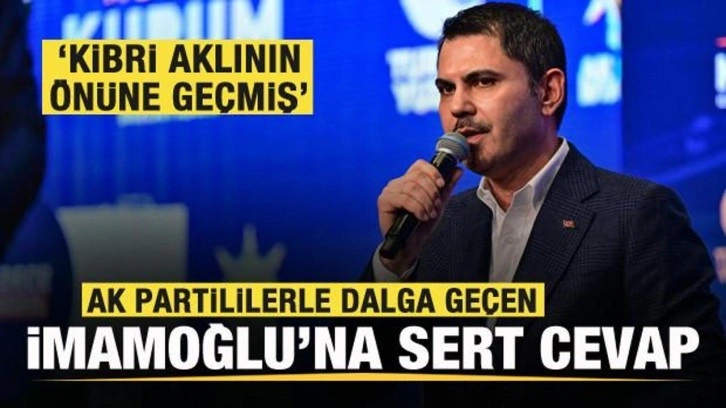 Kurum'dan AK Partililerle dalga geçen İmamoğlu'na sert cevap: Bu nasıl bir kibirdir?