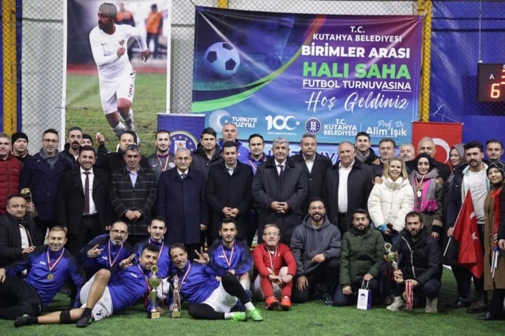 Kütahya’da Birimler Arası Halı Saha Futbol Turnuvası düzenlendi