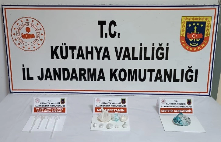 Kütahya’da jandarmanın uyuşturucu operasyonunda 2 kişi tutuklandı