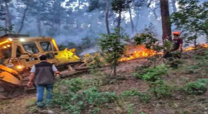 Kütahya’daki orman yangını 9 saat sonra kontrol altına alındı