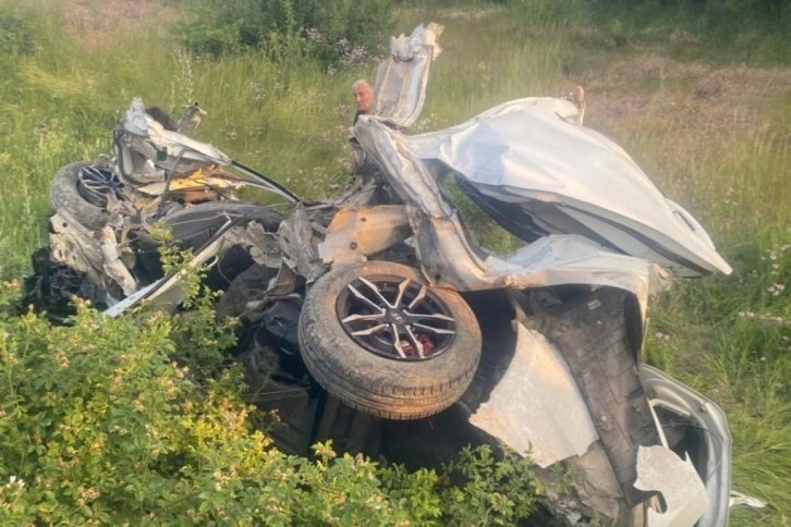 Malatya’da kontrolden çıkan araç şarampole devrildi: 1 ölü 5 yaralı