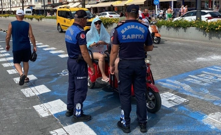 Marmaris’te kurallara uymayanlar denetimden kaçamadı