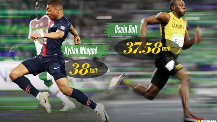 Mbappe'den Usain Bolt'un meydan okumasına cevap!