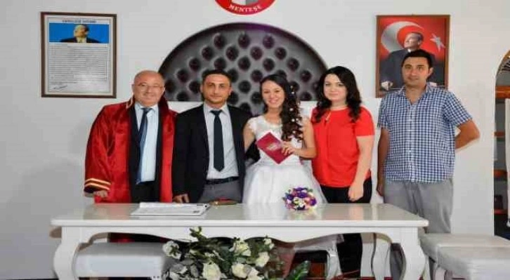 Menteşe’de ilk 7 ayda 407 nikah kıyıldı