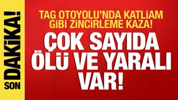 Mersin'de zincirleme kaza: Çok sayıda ölü ve yaralılar var!