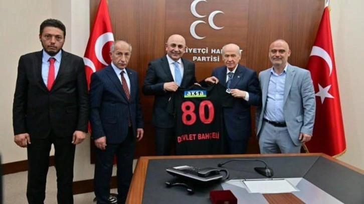 MHP Genel Başkanı Bahçeli, Süleyman Hurma ile görüştü