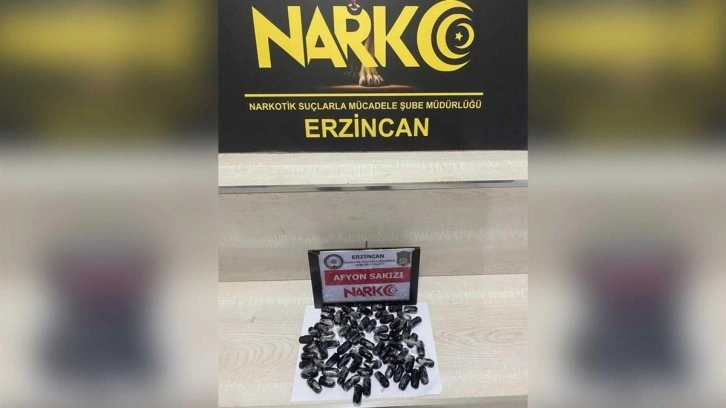 Midesinde 499,23 gram Afyon sakızı taşıyan şahıs tutuklandı