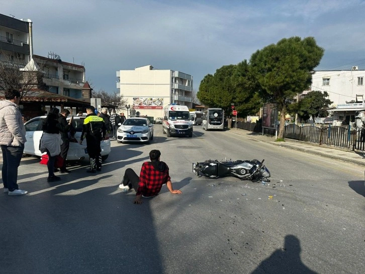 Milas’taki kazalarda 3 motosiklet sürücüsü yaralandı