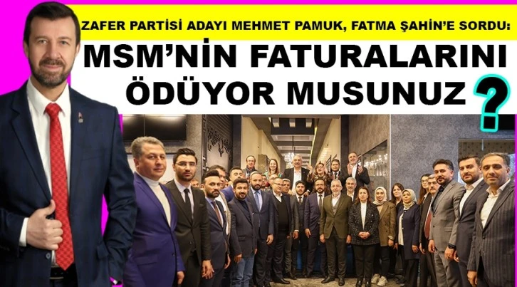 MSM’NİN FATURALARINI ÖDÜYOR MUSUNUZ?