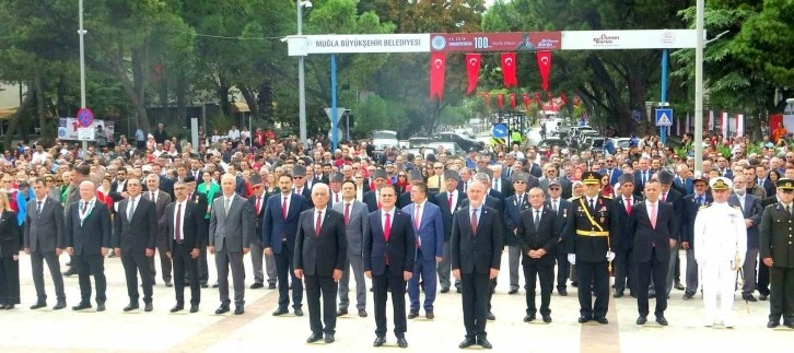 Muğla’da cumhuriyetin 100’üncü yılı kutlanmaya başladı