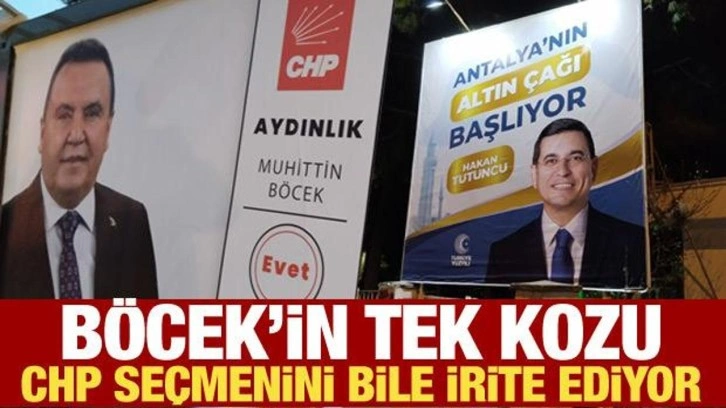 Muhittin Böcek'in tek kozu CHP seçmenini bile irite ediyor