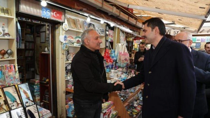 Murat Kurum'dan Kapalıçarşı esnafına müjde