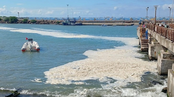 Müsilaj adıyla bilinen deniz salyası Karadeniz'e sıçradı