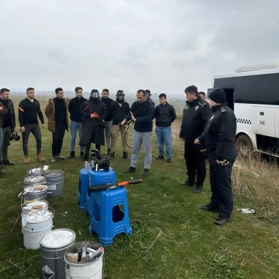 Muş’ta göz yaşartıcı gazlar ve gaz maskelerinin kullanım kursu verildi